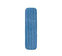 Rubbermaid Commercial Products Hygen Frange de Lavage en Microfibre | Nettoyage Humide avec Fixation | 40 cm, Bleu
