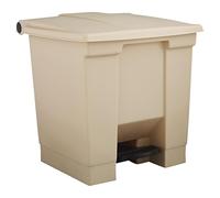 Rubbermaid Commercial Products Commercial Products FG614300BEIG Poubelle à Pédale 40 cm X 41,27 cm X 43,51 cm 30 L Plastique Rectangulaire, Beige