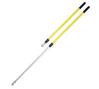 Rubbermaid Commercial Products Manche Télescopique HYGEN Quick-Connect | Connexion rapide, Aluminium léger, Compatible avec les supports et plumeaux HYGEN | 122 à 183 cm, Jaune