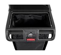 Rubbermaid Commercial Products Sac Pour Chariot De Nettoyage, 114 L Noir - Sac Noir Avec Fermeture Zippée Pour Linge Ou Déchets - Compatible Chariots D’Entretien Et De Ménage - 2202530