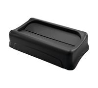 RUBBERMAID Couvercle PE noir L297xP521mm pour collecteur de tri 60/87l Couvercle basculant - FG267360BLA
