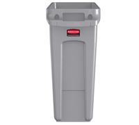Rubbermaid Commercial Products Slim Jim collecteur gris clair 60 litres 279 x 587 x 632 mm