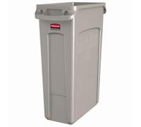 Rubbermaid Poubelle Slim Jim FG354060BEIG – 87 L, collecteur ventilé rectangulaire, beige