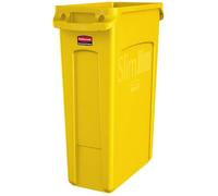 Rubbermaid Collecteur professionnel à déchets Grand 90 L – Blanc