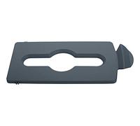 Rubbermaid Commercial Products Slim Jim - Couvercle de recyclage pour station de recyclage - Gris