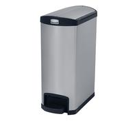 Rubbermaid Commercial Products Slim Jim Poubelle à pédale latérale en inox