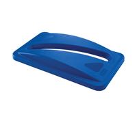 Rubbermaid Commercial Products Slim Jim poubelle couvercle bleu 288 x 512 x 70 mm