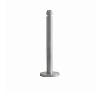 Rubbermaid Commercial Products Smokers' Pole Cendrier Extérieur sur Pied | Bac de Rétention pour Cigarettes | 104 cm, Argent