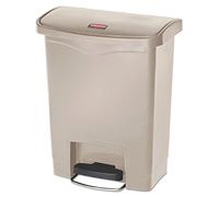 Rubbermaid Commercial Products Streamline Conteneur Pédale À Déchets 30 L - Bac À Couvercle Silencieux Et Ouverture Mains Libres Pour Déchets Médicaux En Cabinet Ou Clinique - 1883456