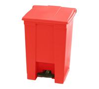 Rubbermaid - Conteneur Step-On Classic 45,4 litres - Polyéthylène - Rouge