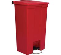 Rubbermaid - Conteneur Step-On Classic 87 litres - Polyéthylène - Rouge