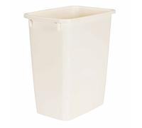 Rubbermaid Corbeille à papier Bisque, 32,8 x 22,9 x 38,1 cm (L x l x H), capacité de 21 litres