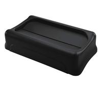 RUBBERMAID Couvercle PE noir L297xP521mm pour collecteur de tri 60/87l Couvercle basculant - FG267360BLA