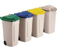 RUBBERMAID couvercle pour une poubelle 100l - bleu