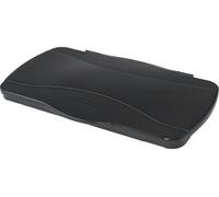 Rubbermaid FG267400BLA Rubbermaid couvercle à charnière Slim Jim, noir