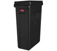 Rubbermaid FG354060BLA - Poubelle Rubbermaid Slim Jim avec fentes d'aération