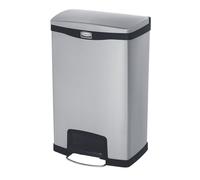 Seau à pédale Rubbermaid Slim Jim en acier inoxydable de 50 L