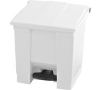 Rubbermaid - Step-On Classic Container 30 litres - Polyéthylène - Blanc