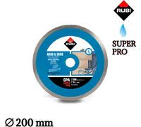 Rubi 30926 Diamantscheibe Material hard continuous (CPA) 200 SUPERPRO, Grau, 200 mm