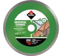 RUBI 30949 Diamond Blade general ceramic continuous (CEV) 250 SUPERPRO, Gris, 250 mm