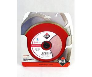 RUBI 39059 Disque à tronçonner diamanté CPC 250 PRO pour coupe à eau pour grès cérame Rubi