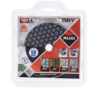 RUBI Disque diamant polissage et ponçage à sec Ø100 mm Grain 50 62970