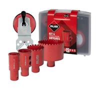 Rubi Kit 6 trépans diamantés Drygres Premium 51929 – 6/8/20/35/50/68 mm M14
