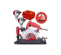 RUBI | Scie Circulaire TC-125 230V 50Hz| Lisse et Précise, Idéale pour les Carreaux de Céramique | Compatible avec les Disques Ø125 ou Ø115 mm | Comprend un disque SUPER-PRO TCR-125 (coupe à sec)
