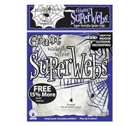 Rubie's Toile d'araignée Blanche Officielle pour Adulte - Décoration Halloween - 60 g - Grand Halloween