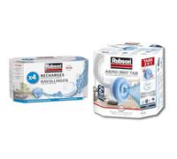 Rubson 4 recharges parfum neutre pour absorbeur d'humidité Basic & Rubson AERO 360° Recharges en tabs neutres pour absorbeur d'humidité, recharges pour déshumidificateurs AERO 360°