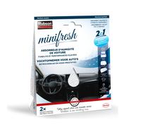 Rubson Minifresh, Absorbeur d'humidité Voiture, Parfum Neutre, 2x 50g | Déshumidificateur voiture, Neutralise les mauvaises odeurs, Jusqu'à 6 semaines, Pour véhicules et espaces jusqu'à 2 m²