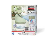 Rubson Absorbeur d'Humidité Aero 360° Couleur Amande (1 Appareil +1 Recharge de 450g) -Absorbeur Anti-humidité pour pièce jusqu'à 20 m² - Déshumidificateur d'air, Elimine les odeurs et anti-moisissure