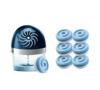 Rubson AERO 360° Absorbeur d'Humidité pour Pièces jusqu'à 20 m² + Lot de 6 Recharges Neutres 450 g - Ultra Absorbant, Anti-Odeurs, Anti Humidité