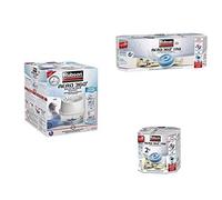 Rubson AÉRO 360° Absorbeur d'Humidité spécial Salle de Bain, Déshumidificateur anti-odeur, Absorbeur anti-humidité & condensation, inclus 9 recharges neutres de 450 g