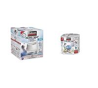 Rubson AÉRO 360° Absorbeur d'Humidité spécial Salle de Bain, Déshumidificateur anti-odeur, Absorbeur anti-humidité & condensation, inclus 3 recharges neutres de 450 g