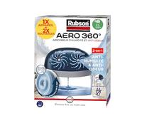Rubson Aero 360°, Appareil Déshumificateur d'air 40 m² + 2 Recharges 450g | Absorbeur d'humidité, Neutralise odeurs et moisissures, Purifie, Sans électricité, Recharge dure 3 mois, Pièce jusqu'à 40m²