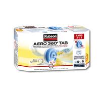 Rubson AERO 360 Recharges en tabs parfumé à la source de fraîcheur, recharges pour absorbeur d'humidité, ultra absorbantes et anti odeurs, recharge pour déshumidificateur, 4 x 450 g
