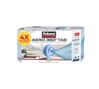 Rubson Aero 360° TAB, Recharges Déshumidificateur, Parfum Neutre, 4x 450g | Recharge avec cristaux pour absorbeur d'humidité, Anti odeurs & humidité, Jusqu'à 3 mois, Compatible appareils 450g+, 20m²