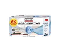 Rubson AERO 360° TAB, Recharges Déshumidificateur, Parfum Neutre, 6x 450g | Recharge avec cristaux pour absorbeur d'humidité, Anti odeurs & humidité, Jusqu'à 3 mois, Compatible appareils 450g+, 20m²