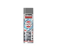 Rubson - Aquablock Revêtement d'Étanchéité en Spray Gris 300 ml, spray d'étanchéité pour colmater fuites et fissures, caoutchouc liquide pour réparations séchage rapide