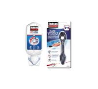 Rubson Bain & Cuisine RE-NEW, mastic sanitaire blanc à base de silicone, s'applique sur le joint déjà existant, 1 x 100 ml & Ouvre cartouche et lisseur - pour tout type de mastic