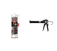 Rubson FT 101 Noir - 280 ml, inclus Pistolet Profi Rubson, Mastic polymère de haute qualité pour joints, fissures, collages, Mastic étanche pour intérieur & extérieur, Mastic multi-matériaux