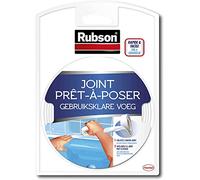 RUBSON Joint Prêt à Poser- Rouleau auto-adhésif de joint préformé pour lavabo et baignoire -blanc 12mm x 3.5m