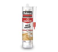 Rubson Maison, Mastic Acrylique Bois & Parquet, Cartouche 280 ml, Chêne | Mastic bois, béton, plâtre, Étanche, Résistant UV, intempéries, variation de températures, Intérieur & extérieur abrité