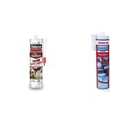 Rubson Maison Mastic Façade Effet Crépi, mastic acrylique pour joint, 280 ml & fischer - Ciment Express gris prêt à l'emploi - 1 cartouche de 310ml