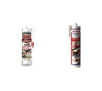Rubson Maison Mastic Façade Effet Crépi, mastic acrylique pour joint, 280 ml & fischer - Ciment Express Ton Pierre 310ML - 1 cartouche