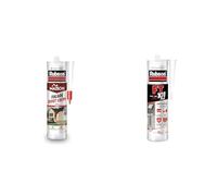 Rubson - Mastic Acrylique pour Joints & Fissures, Effet Crépi (Cartouche de 280 ml) - Mastic Polymère de Haute Qualité, Translucide, Étanche, Multi-Usages, Intérieur & Extérieur