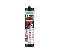 Rubson Mastic FT 101 Joint Fissure et Colle Translucide (cartouche 280 ml) - Mastic polyvalent tous matériaux - Étanche et résistant