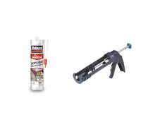Rubson | Mastic Maison Acrylique Murs & Fenêtres - Mastic acrylique blanc & wolfcraft 4351000 - Pistolet à Cartouche MG 100 - Cartouches de 310 ML - Pression max. 130 kg