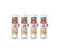 Rubson | Mastic Maison Bois & Parquet Chêne (cartouche de 280 ml) - Mastic acrylique pour tous supports bois et maçonnerie - Joints pour intérieur et extérieur abrité (Lot de 4)